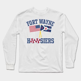 Defunct Fort Wayne Hoosiers Basketball Team Long Sleeve T-Shirt